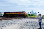 Train, Skyline and Railfan